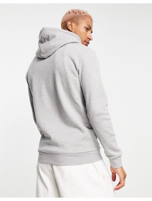 adidas Originals adicolor large logo hoodie in gray