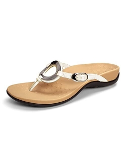 Women's Rest Karina Backstrap Sandal- Supportive Ladies Slip on Sandals That Include Three-Zone Comfort with Orthotic Insole Arch Support, Medium and Wide Fit