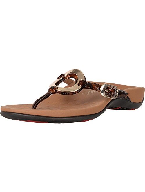 Vionic Women's Rest Karina Backstrap Sandal- Supportive Ladies Slip on Sandals That Include Three-Zone Comfort with Orthotic Insole Arch Support, Medium and Wide Fit