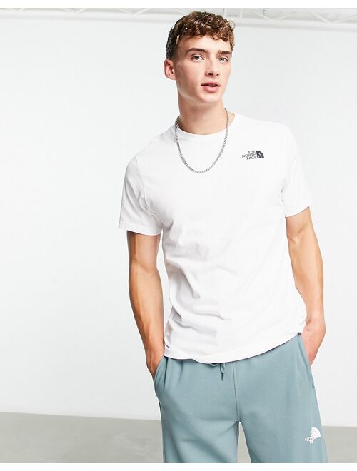 The North Face Sketch Box t-shirt in white - Exclusive to ASOS