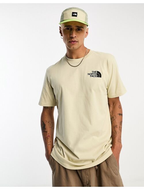 The North Face Sketch Box T-shirt in beige - Exclusive to ASOS