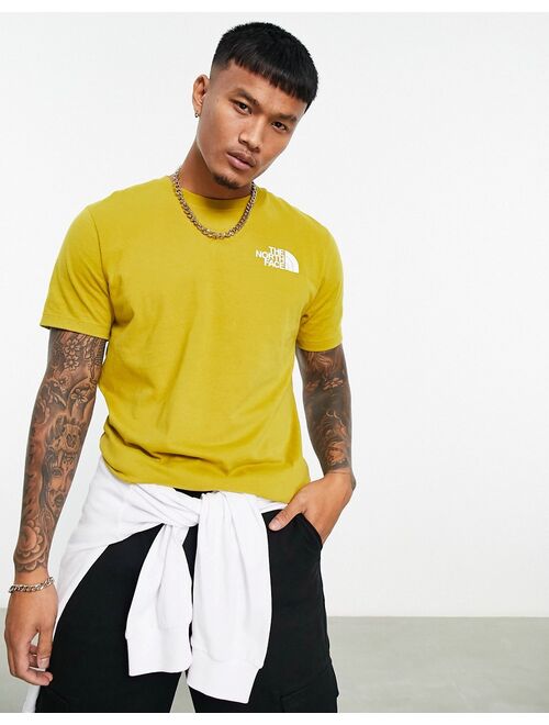 The North Face Box NSE t-shirt in gold