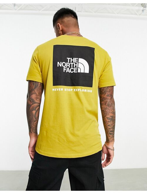 The North Face Box NSE t-shirt in gold