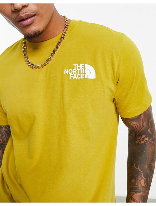 The North Face Box NSE t-shirt in gold