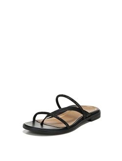 Women's Citrine Prism Flat Comfort Sandal- Supportive Slide Walking Sandals That Includes an Orthotic Insole and Cushioned Outsole for Arch Support, Medium and Wid