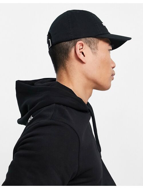 The North Face Horizontal embroidered logo cap in black