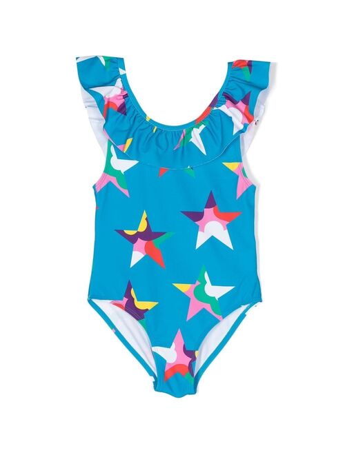 Stella McCartney Kids star-print swimsuit