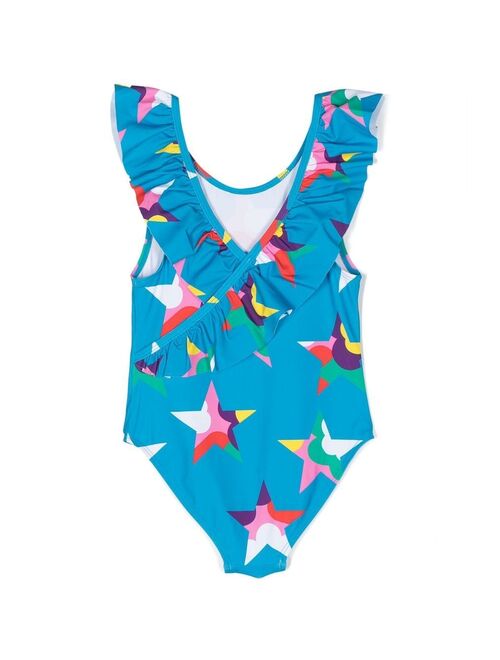 Stella McCartney Kids star-print swimsuit