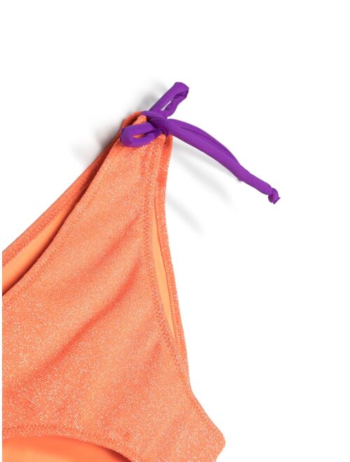 MC2 Saint Barth Kids glitter-detail tie-fastening bikini