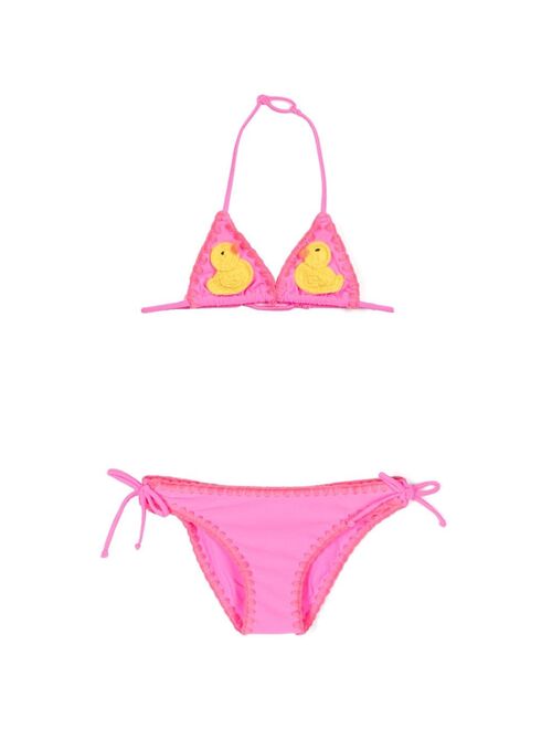 MC2 Saint Barth Kids duck-motif crochet bikini