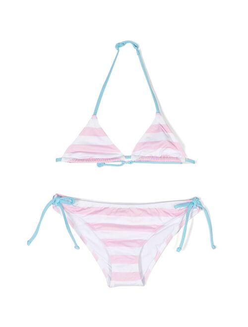 MC2 Saint Barth Kids Fiorucci striped bikini