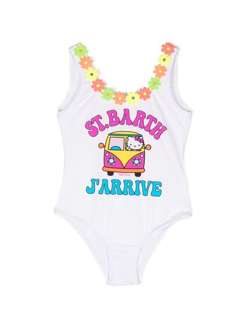 MC2 Saint Barth Kids graphic-print one-piece swimsuit