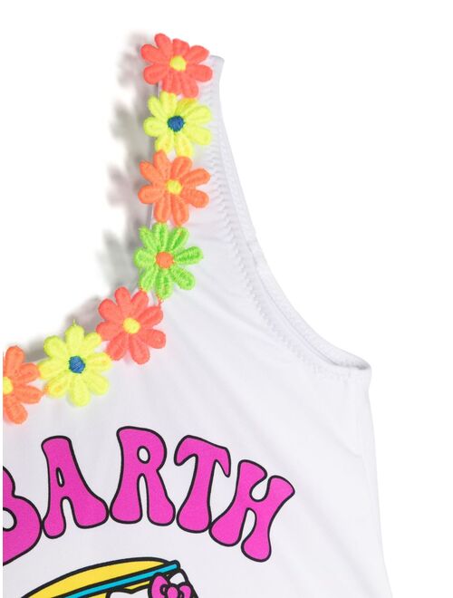 MC2 Saint Barth Kids graphic-print one-piece swimsuit