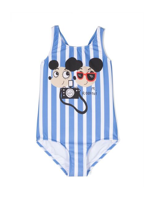 Mini Rodini cartoon-print swimsuit