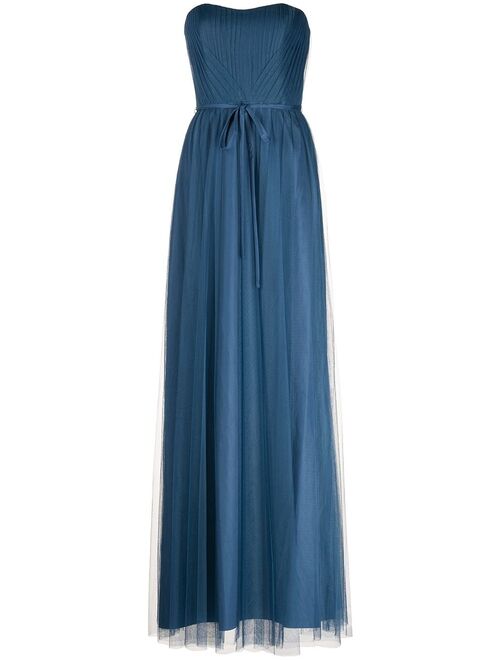 Marchesa Notte Bridesmaids strapless tulle gown