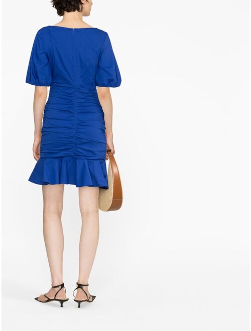 PINKO gathered poplin dress