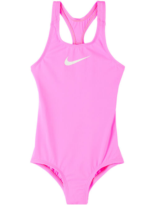 Nike Kids Pink Essential Little Kids One-Piece Swimsuit