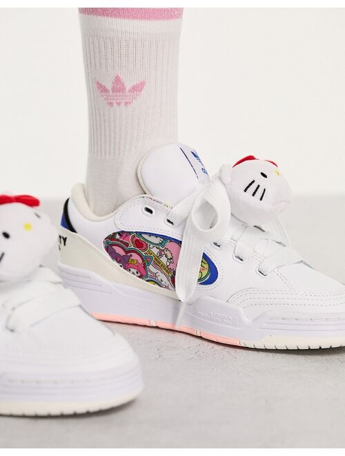 adidas Originals Adi 2000 X Hello Kitty sneakers in white