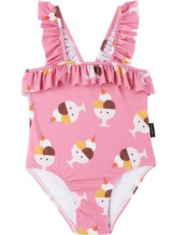 Daily Brat Kids Pink Elsie One-Piece Swimsuit