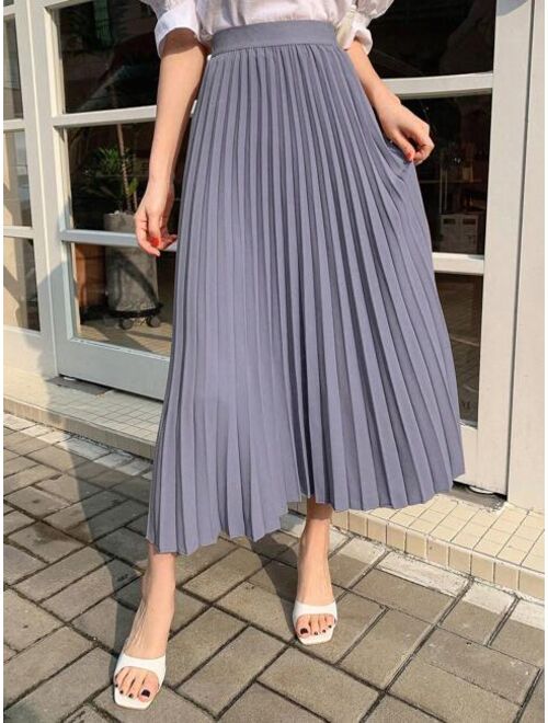 DAZY High Waist Pleated Skirt