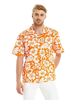 Hawaii Hangover Hawaiian Shirt Aloha Shirt in Classic Hibiscus Red