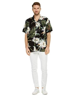 Hawaii Hangover Men's Hawaiian Shirt Aloha Shirt Midnight Bloom