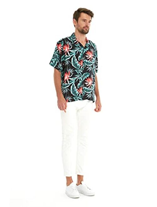 Hawaii Hangover Men's Hawaiian Shirt Aloha Shirt Midnight Bloom