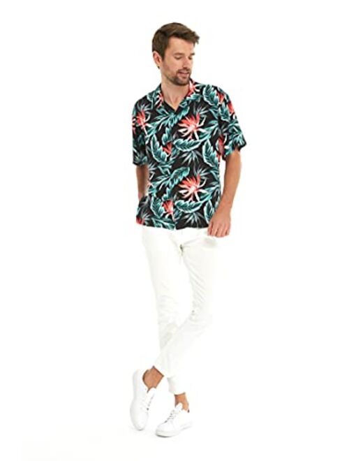 Hawaii Hangover Men's Hawaiian Shirt Aloha Shirt Midnight Bloom