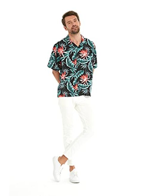 Hawaii Hangover Men's Hawaiian Shirt Aloha Shirt Midnight Bloom