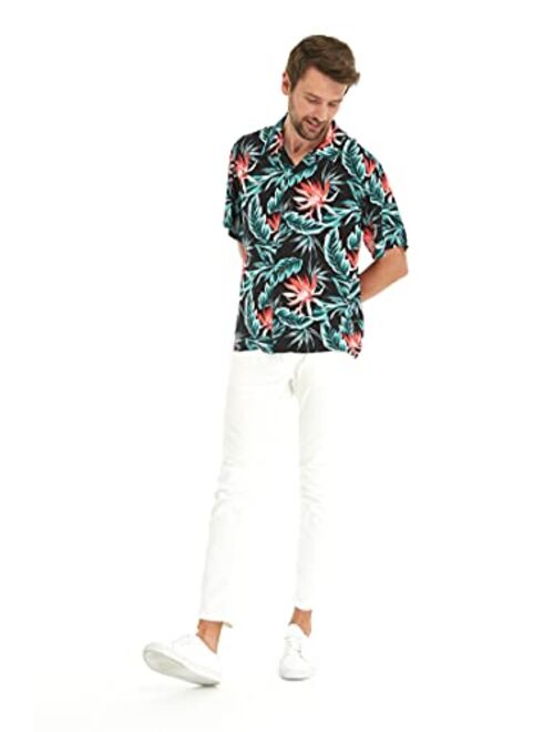 Hawaii Hangover Men's Hawaiian Shirt Aloha Shirt Midnight Bloom