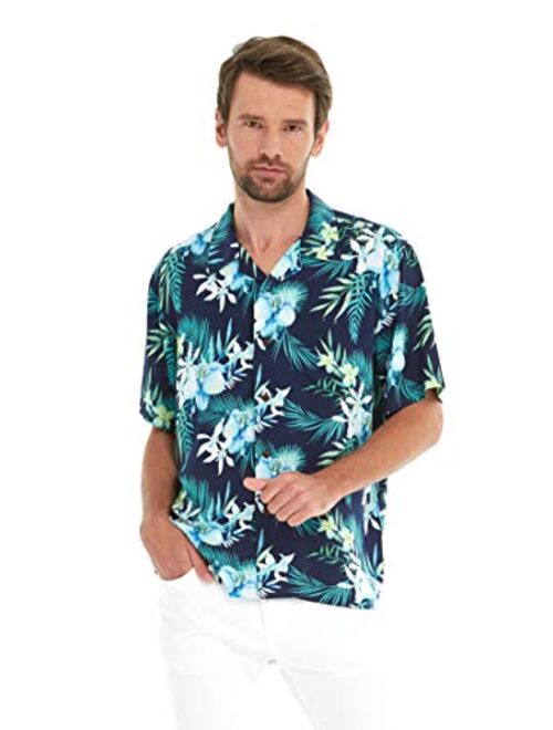 Hawaii Hangover Men's Hawaiian Shirt Aloha Shirt Midnight Bloom