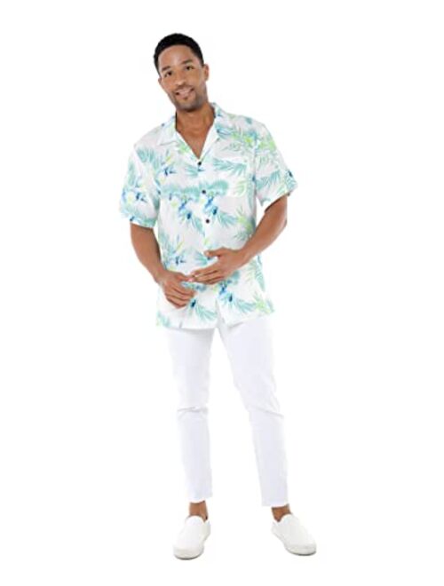 Hawaii Hangover Men's Hawaiian Shirt Aloha Shirt Midnight Bloom