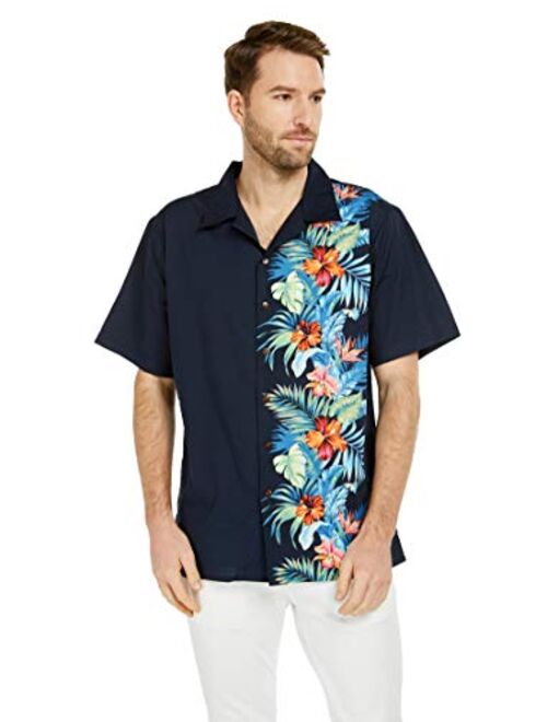 Hawaii Hangover Matchable Family Hawaiian Luau Men Women Girl Boy Clothes in Orchid Paradise Navy