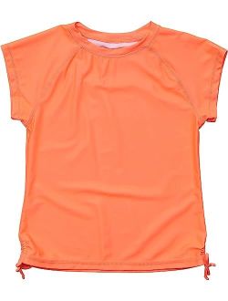 Snapper Rock Tangerine Short Sleeve Rashguard Top (Toddler/Little Kids/Big Kids)