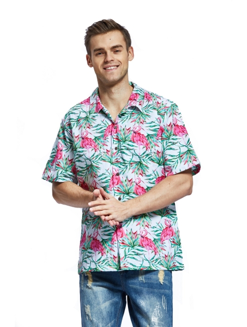 Hawaii Hangover Matchable Family Hawaiian Luau Men Women Girl Boy Clothes in Flamingo in Love