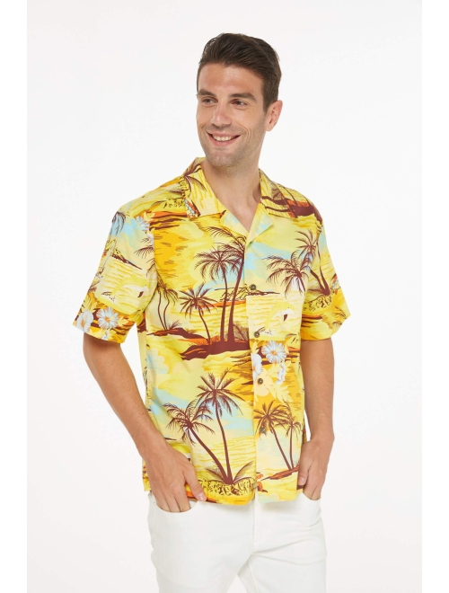 Hawaii Hangover Matchable Family Hawaiian Luau Men Women Girl Boy Clothes in Sunset Yellow