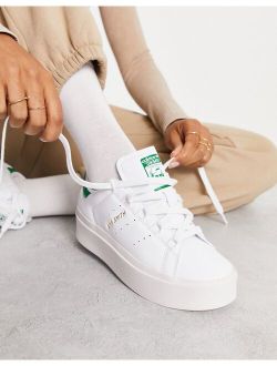 Stan Smith Bonega sneakers in white and green