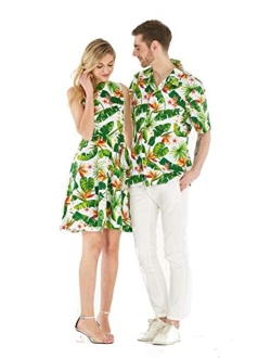 Hawaii Hangover Couple Matching Hawaiian Luau Cruise Outfit Shirt Vintage Dress Classic White