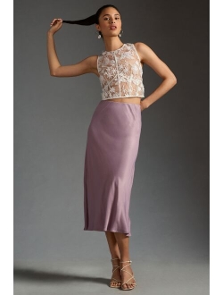 By Anthropologie The Tilda Slip Skirt