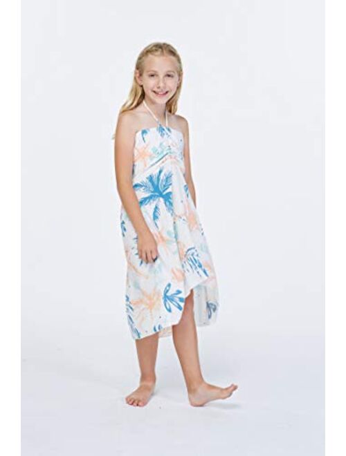 Hawaii Hangover Girl Hawaiian Halter Dress in Sandy Beach