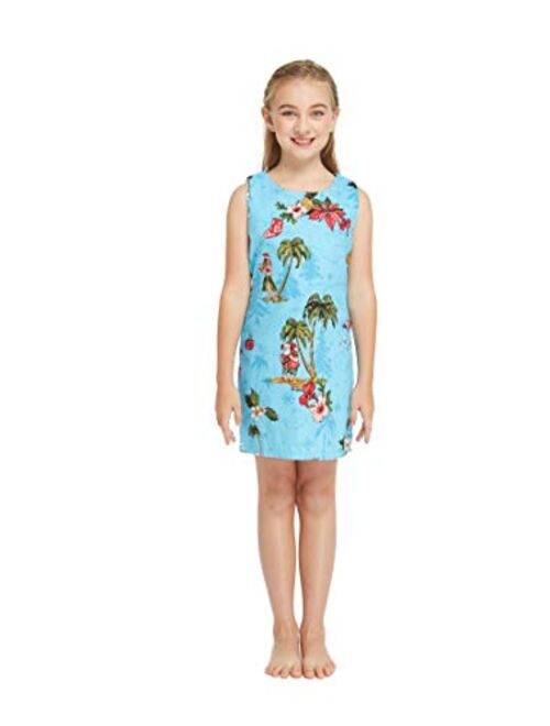 Hawaii Hangover Girl Hawaiian Tank Dress in Christmas Santa in Hawaii