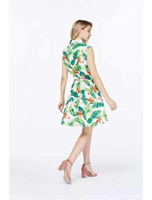 Hawaii Hangover Women's Shirt Dress in Flamingo in Love