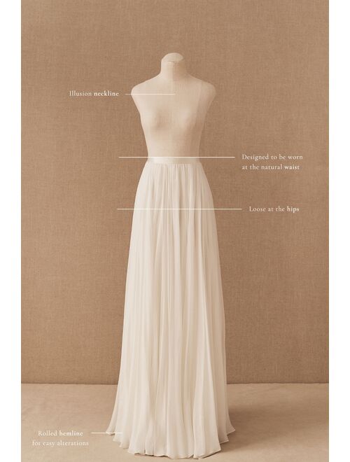 Catherine Deane Delia Silk Chiffon Bridal Skirt