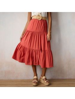 Women's LC Lauren Conrad Tiered Maxi Skirt