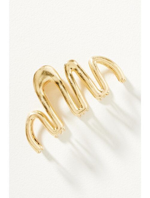 By Anthropologie Squiggle Hair Claw Clip