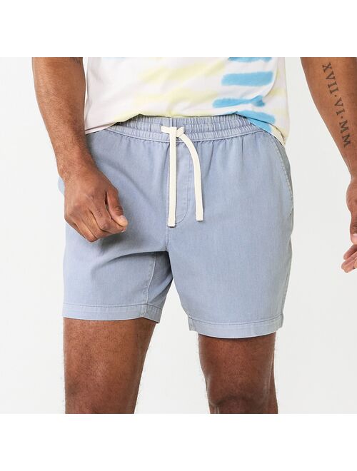 Men's Sonoma Goods For Life 7" Everyday Textured Twill Pull-On Shorts