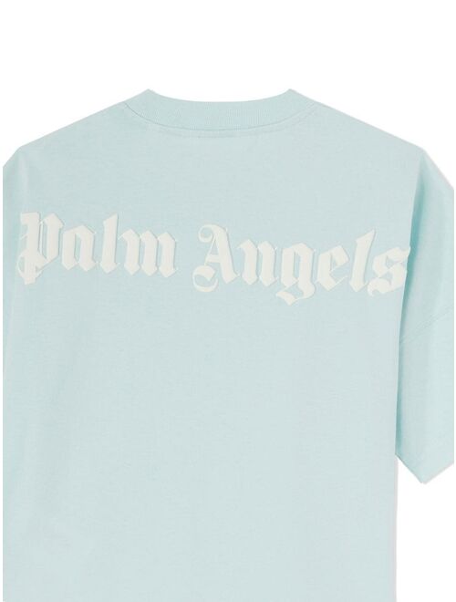 Palm Angels Kids logo-print organic cotton T-shirt