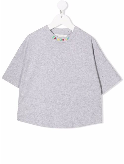 Palm Angels Kids logo-print cotton T-shirt