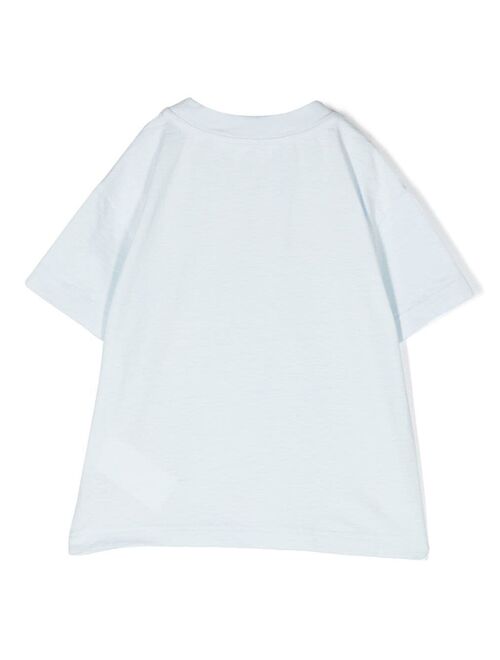 Palm Angels Kids patchwork logo-print T-shirt