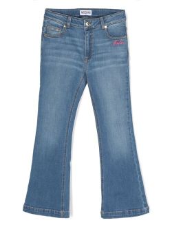 Kids flared denim jeans